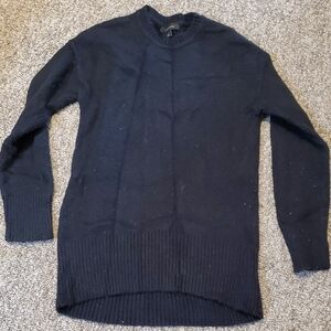 Ann Taylor Oversized Chunky Black Sweater